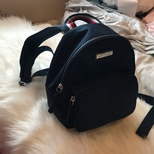 navy blue mini backpack
